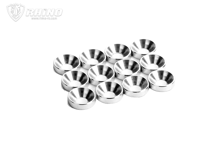 M4 Countersunk Washer (Silver) 12 pcs