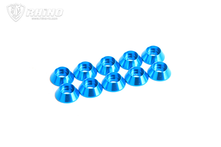 M3 Countersunk Washer (Light Blue) 10 pcs
