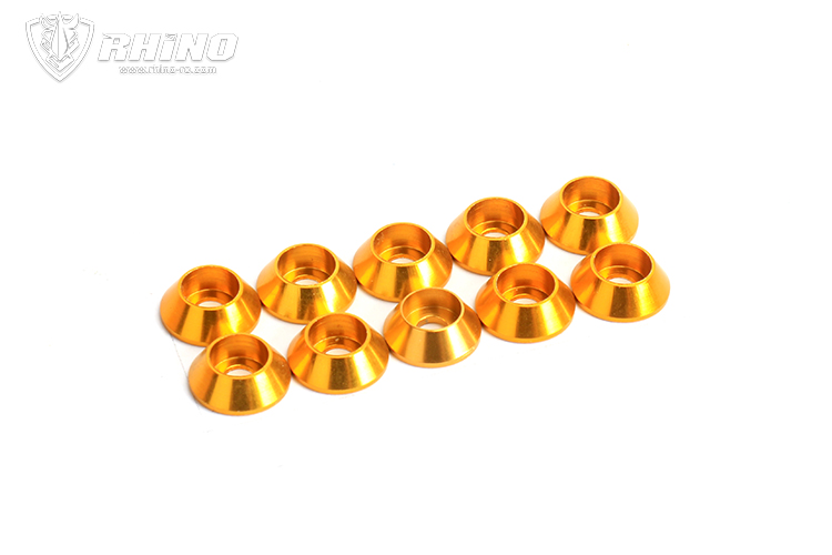 M3 Countersunk Washer (Golden) 10 pcs